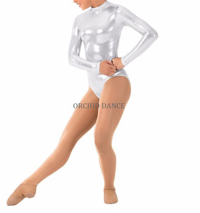Grosir Pakaian Senam Latihan Lengan Panjang Profesional Leotards Gadis - Product Image 3