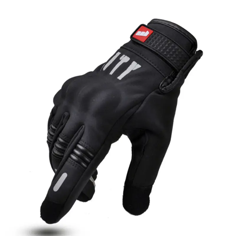 İndirim etkinliği Motocross eldiven boyutları motosiklet deri eldiven
