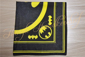 Pas cher polyester carré gros bat man super-héros <span class=keywords><strong>noir</strong></span> cool <span class=keywords><strong>bandana</strong></span> - Product Image 2