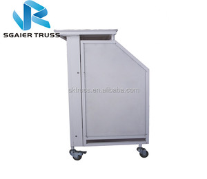 Nuovo Design Bancone <span class=keywords><strong>Bar</strong></span> Pieghevole e Mobile in Lega di Alluminio e Pannello PP con Ruote, Disponibile in Bianco/Nero/Rosso/Arancione per Servizio Bevande - Product Image 6