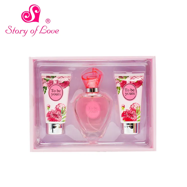 Hot-verkoop gift set parfum 3 stks dame parfum set