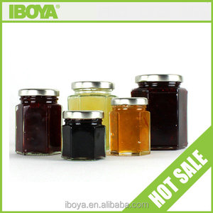 Vacío Frascos de Vidrio Para Atascos Hexagonal, Miel, Encurtidos, Salsas de Almacenamiento - Product Image 2
