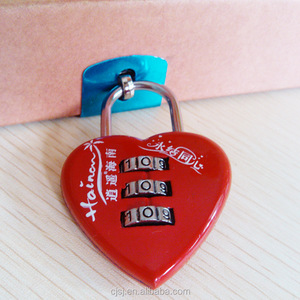 Khóa CH-28B Kết Hợp Cố Định Yêu Thích So Sánh Tình Yêu Hình Trái Tim Mini Khóa Mã Hành Lý - Product Image 5