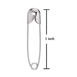 Popular For The Market Silver Coinless Safety Pins Size 1 Pin 1 Inch 1inch Safety Pins