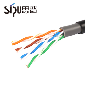 SIPUÒ prezzo di fabbrica <span class=keywords><strong>cat5</strong></span> esterno materiale di rame cavo di comunicazione di colore nero cat5e cavo di rete - Product Image 4