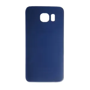 Coque arrière pour Samsung Galaxy S6, S7, couvercle de batterie, boîtier avec verre et objectif pour appareil photo