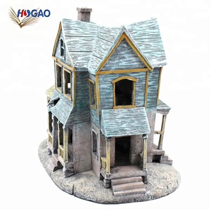 <span class=keywords><strong>2018</strong></span> wholesale custom size resin decoration miniature figure halloween celebration decoration props haunted House home for selling - Product Image 3