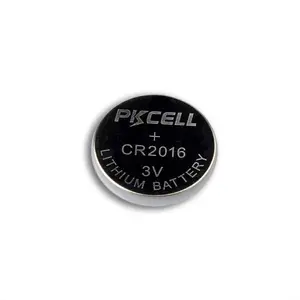 China Factory Wholesale PKCELL 3V Dry Battery Lithium Button Cell CR2032 CR2025 CR2016 Battery for Watches Battery,Led Light