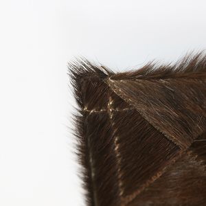 100% in pelle di mucca antico della pelle bovina della rappezzatura della pelle bovina tappeto tappeto - Product Image 4