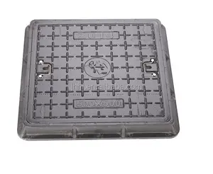 Square 600*600 FRP d400 mahole cover with high quality