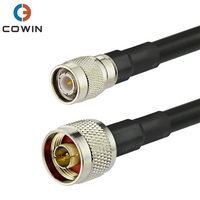 Cable coaxial RF tipo pigtail SMA macho a N macho RG58 LMR195 LMR240 para WLAN inalámbrico