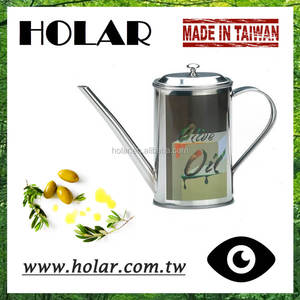 [Holar] Lata de aceite de oliva de acero inoxidable multiusos hecha en Taiwán para salsa de soja, vinagre, vino de cocina - Product Image 3