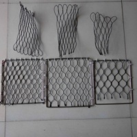 Virole En Acier Inoxydable de Type Pont Suspendu Protection De Garde-Corps Corde de Maille