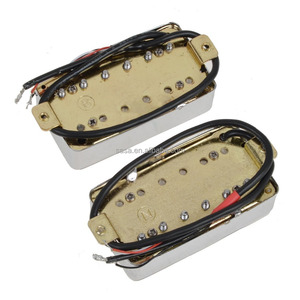 Sealed Guitar Humbucker <strong>Pickups</strong> Double Coil <strong>Pickup</strong> Set Chrome Frame ,OLPCR - Product Image 2