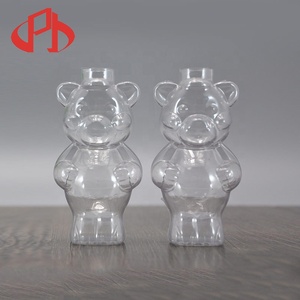 Botellas líquidas de plástico transparente con forma de oso, 100ml, para PVC - Product Image 6