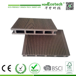 Revêtement de sol de balcon anti-UV imperméable WPC Revêtement de sol extérieur en bois-plastique composite Terrasse - Product Image 3