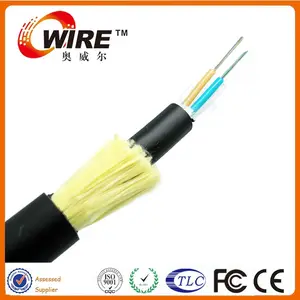 Owire Hoge Kwaliteit Glasvezelkabel 6 12 24 48 96 144 Kern Adss Outdoor Fiber Optische Kabel Prijs