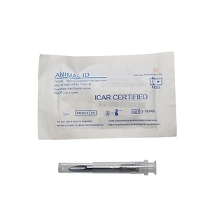 RFID kullanımlık 1.4x8mm 2.12x12mm mikroçip aplikatör iğne implantları 134.2kHz balık köpek hayvan mikroçip tabancası - Product Image 4