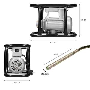 De alta calidad de la maquinaria de construcción vibrador de hormigón eléctrico portátil de