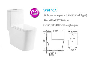 Publique chinoise <span class=keywords><strong>commode</strong></span> salle de bain une pièce wc cuvette - Product Image 5
