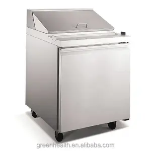 Refrigerador de exhibición de ensalada para equipo de cocina, equipo de Catering usado para restaurante, a la venta