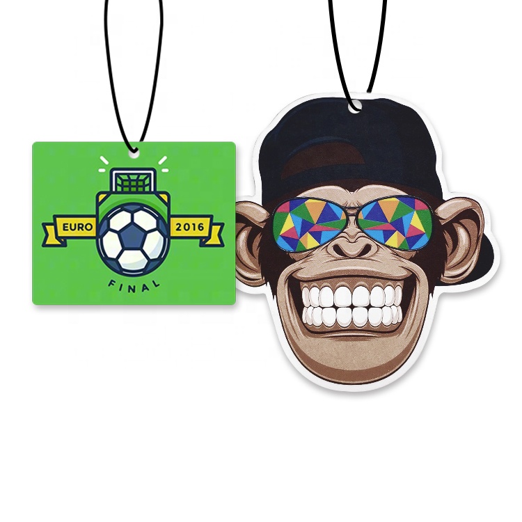 Пользовательские высокое качество хороший запах висит бумага unsceted автомобиля освежитель воздуха заготовки