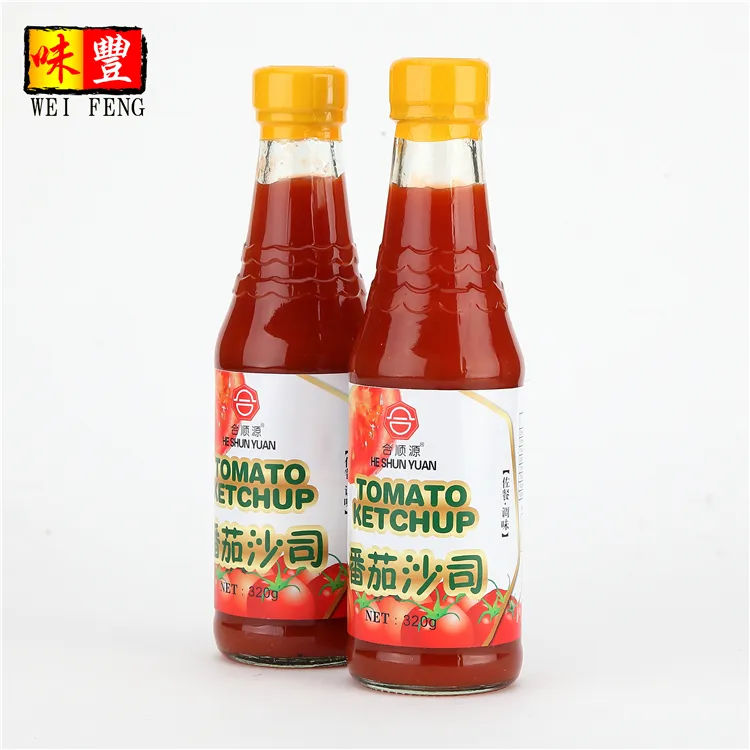 O tomate chup da fábrica chinesa do oem em massa