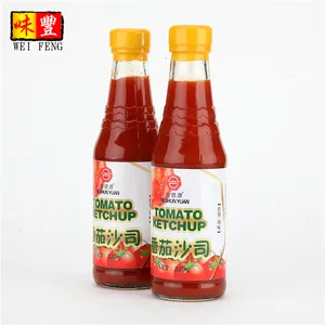 Ketchup de tomate de fábrica china, OEM, a granel