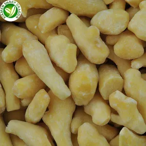 IQF Organic Frozen Whole Fresh Peeled Ginger Roots Cube And Garlic Freezing Crushed Grated Ginger Minced Wholesale Price China