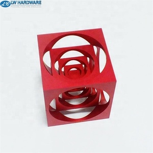 Aluminium anodisé Cnc, pièces de précision en aluminium rouge anodisé de précision, colorée - Product Image 3
