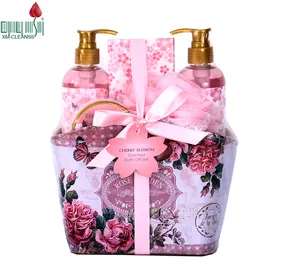 Promotional body wash long-lasting fragrance Bath Sets Bath Gift Sets Spa