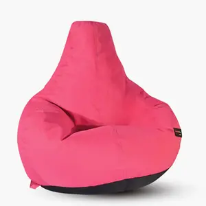 Bean Bag dalam ruangan gaya Modern sofa, kain Oxford bentuk pir, beanbag kursi malas, produsen sumber sofa