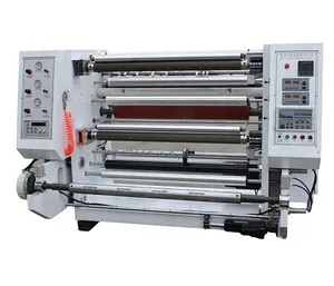 เครื่องตัดฟิล์มพลาสติกคุณภาพสูงเครื่องตัดกระดาษ Slitter Rewinder