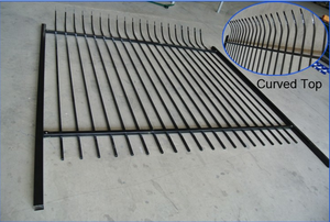 Clôture mobile sans creuser, panneau de clôture en acier thermolaqué - Product Image 4