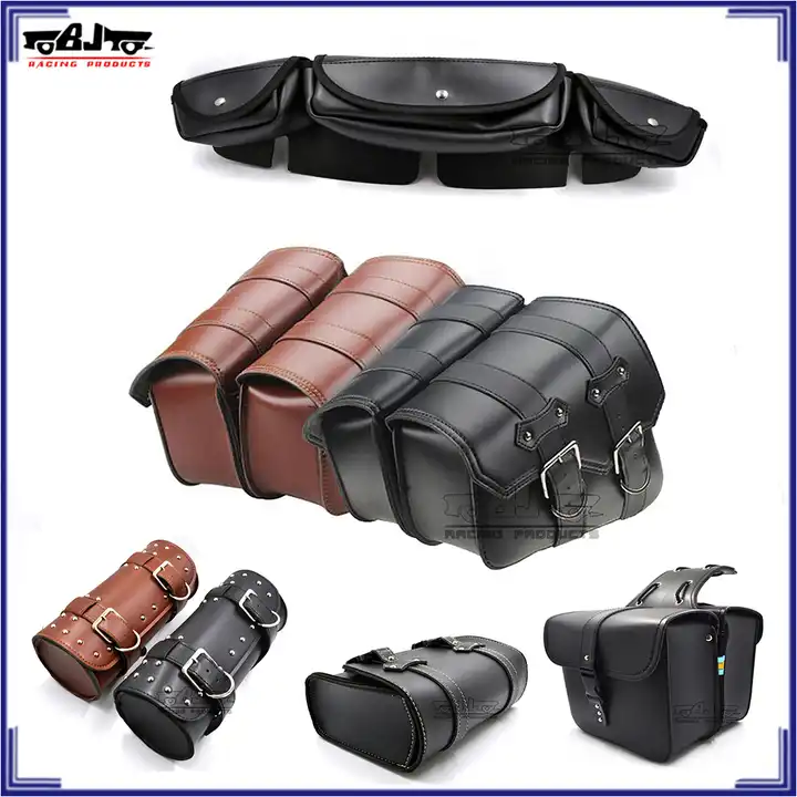 Source Top Motorcycle Side Bag PU Leather Tail Bag Saddle Bag for Harley  Davidson on m.