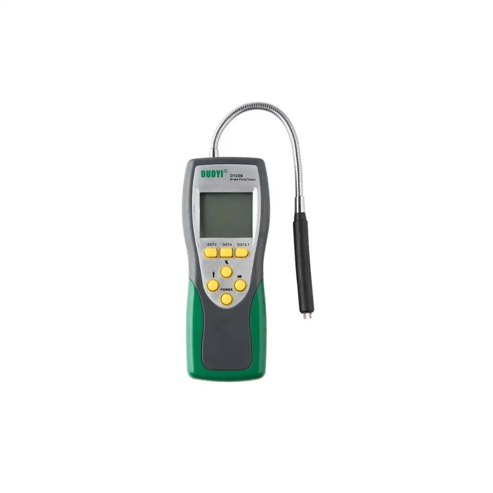 Тестер тормозной жидкости Duoyi DY23B, инструменты для диагностики автомобиля, тестирование тормозной жидкости с 5 Светодиодами, точная ручка для проверки качества масла для DOT3/DOT4