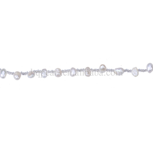 Collar <span class=keywords><strong>de</strong></span> joyería <span class=keywords><strong>de</strong></span> perlas para novia, indio - Product Image 3