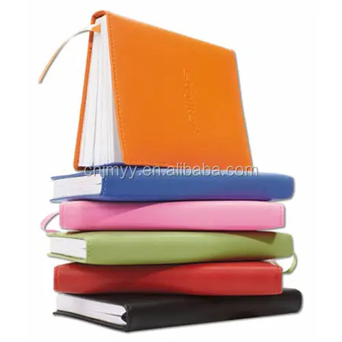 2024 Handmade PU Diary Leather Journal Colorful Notebook for Promotional Gifts