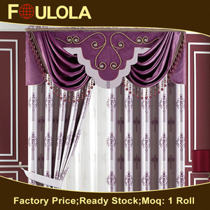 Promotionnel Top Qualité Jacquard Rideau D'occultation Pour Salon - Product Image 1