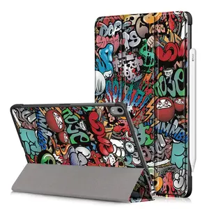 Auto Sleep Wake Custom Printed Smart Tablet Accessories For iPad Pro 11 Leather Case