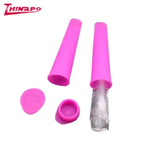 Trung Quốc Nhà máy tùy chỉnh nén đúc nóng bán Silicone Ice Popsicle khuôn cấp thực phẩm băng Khuôn Silicone Ice Pop Maker