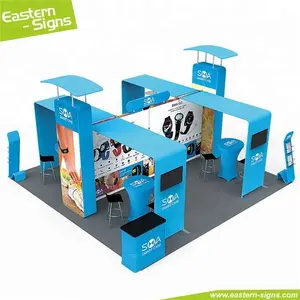 Booth Expo Best Selling Products Full Color Advertising Quick Set Up Fashion Trade Show Expo Booth Equipment