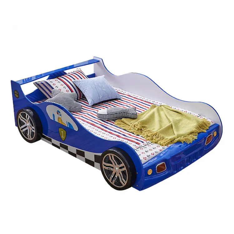 नई डिजाइन सस्ती कीमत के साथ बच्चों के लिए बच्चों रेस कार बिस्तर