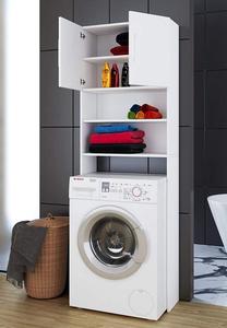 Armoire <span class=keywords><strong>de</strong></span> salle <span class=keywords><strong>de</strong></span> bain en bois mélamine blanc, <span class=keywords><strong>meuble</strong></span> <span class=keywords><strong>de</strong></span> <span class=keywords><strong>machine</strong></span> à <span class=keywords><strong>laver</strong></span> pour salle <span class=keywords><strong>de</strong></span> bain, vente haute SSHWMC-001 - Product Image 3