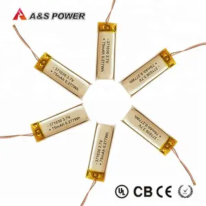 Pin Sạc Nhỏ Li Polymer 371030 30Mm Lipo 3.7V 75Mah Cho Chuột Không Dây