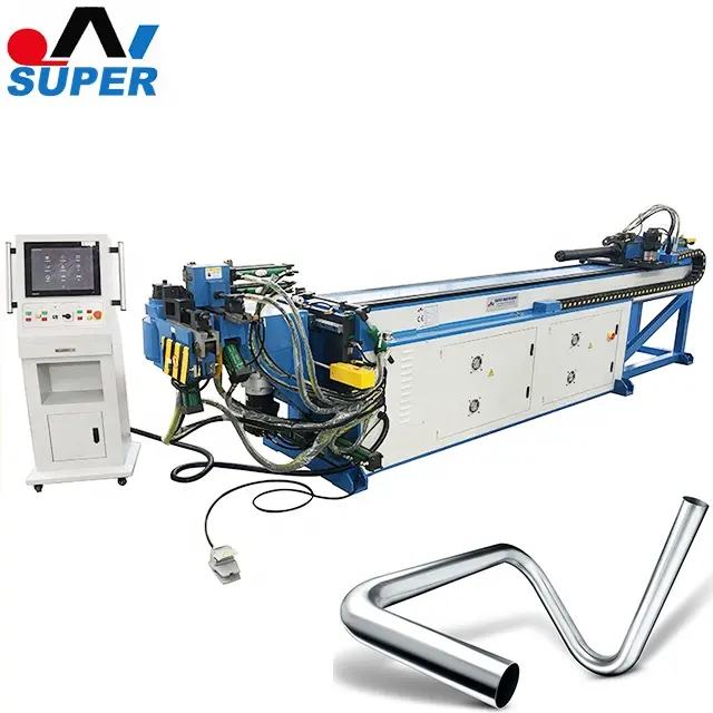 38CNC Right and Left CNC automatic pipe bender Steel Ring Tube Bending Machine