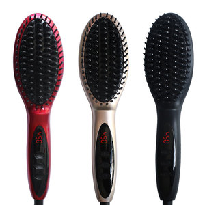 Nouveautés de Haute Qualité Fabricant TAOBAO OEM Rapide Heat Lisseur Brosse Cheveux Straigntening Peigne - Product Image 5