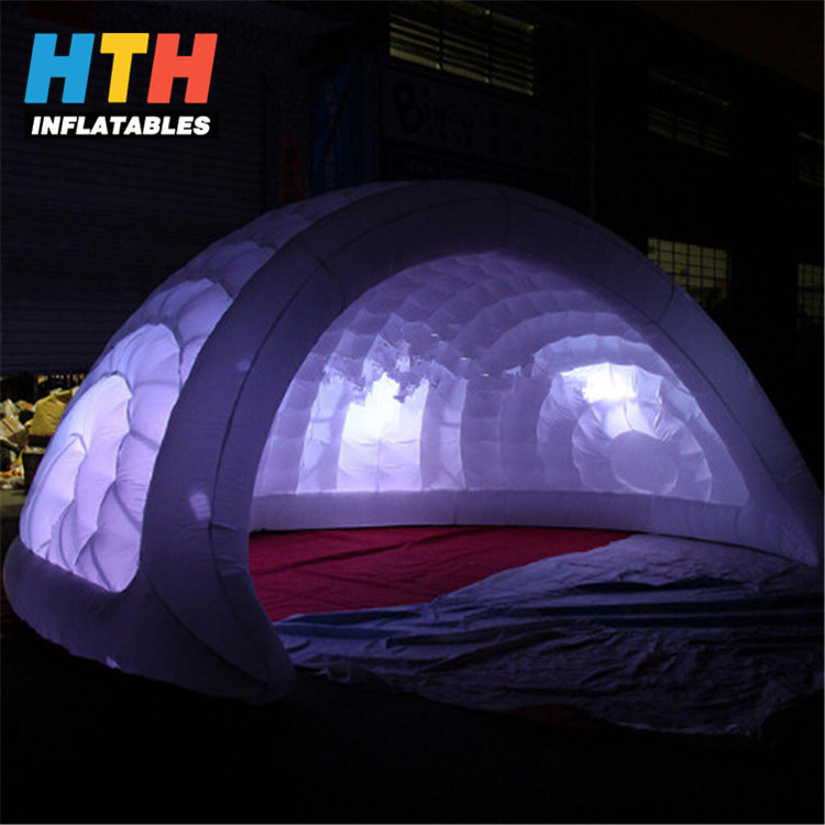 Small used canvas Pop Up Christmas inflatable beach tents with inflatable mattress for events sale