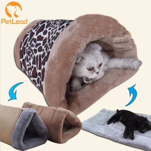 <strong>Double</strong> Use Indoor Cat House Mat Soft Warm Luxury <strong>Dog</strong> Pet Mat Cat Cave <strong>Bed</strong> - Product Image 1