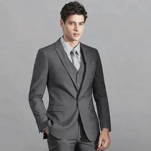 Neueste zwei Revers Knopfloch Design Luxus maßge schneiderte Mantel Hose Männer Full-Canvas-Anzug